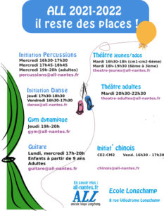 Dernières places disponibles